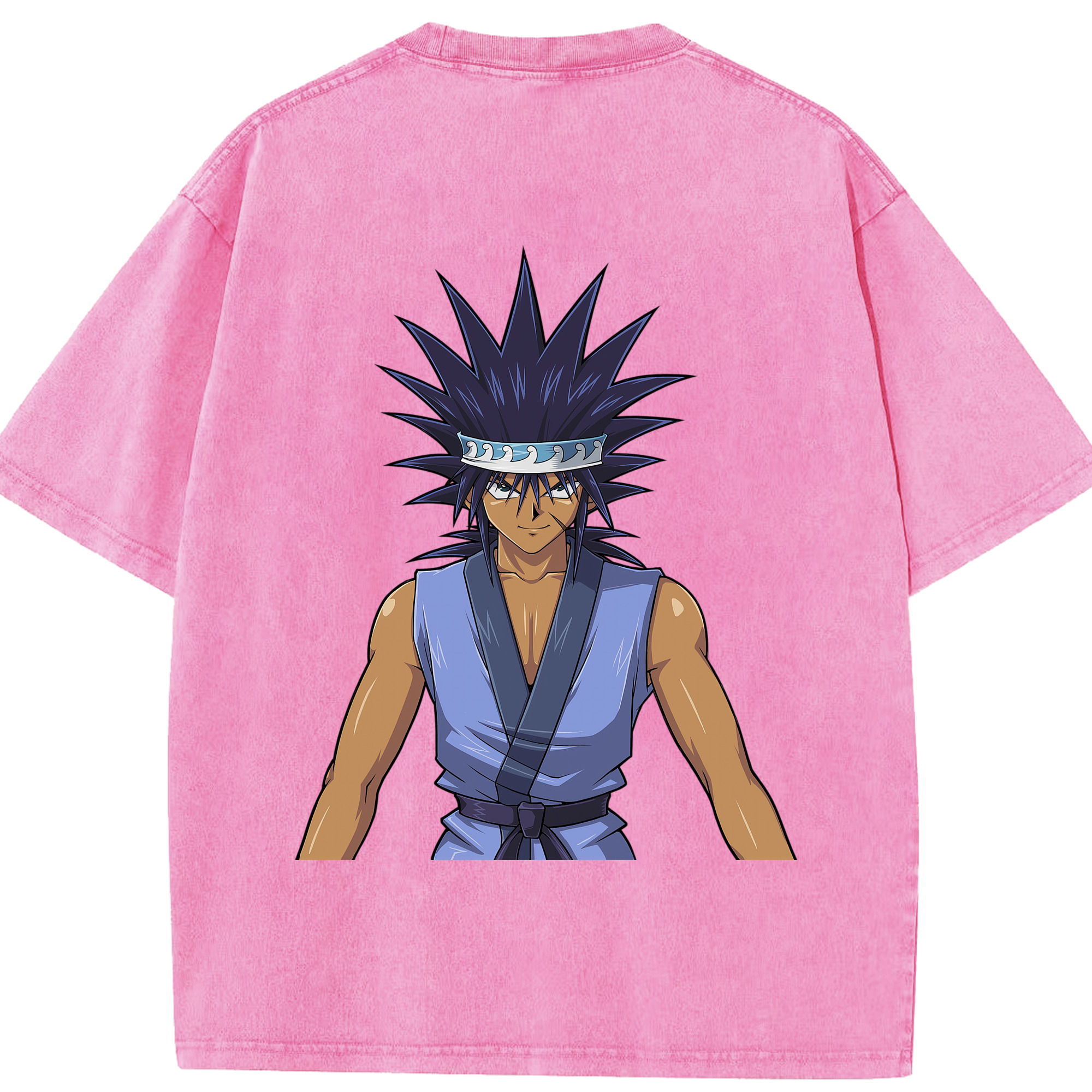 （画像用） 遊☆戯☆王 Yu-Gi-Oh! 綿100% ヴィンテージ風 半袖Tシャツ（背面プリント）